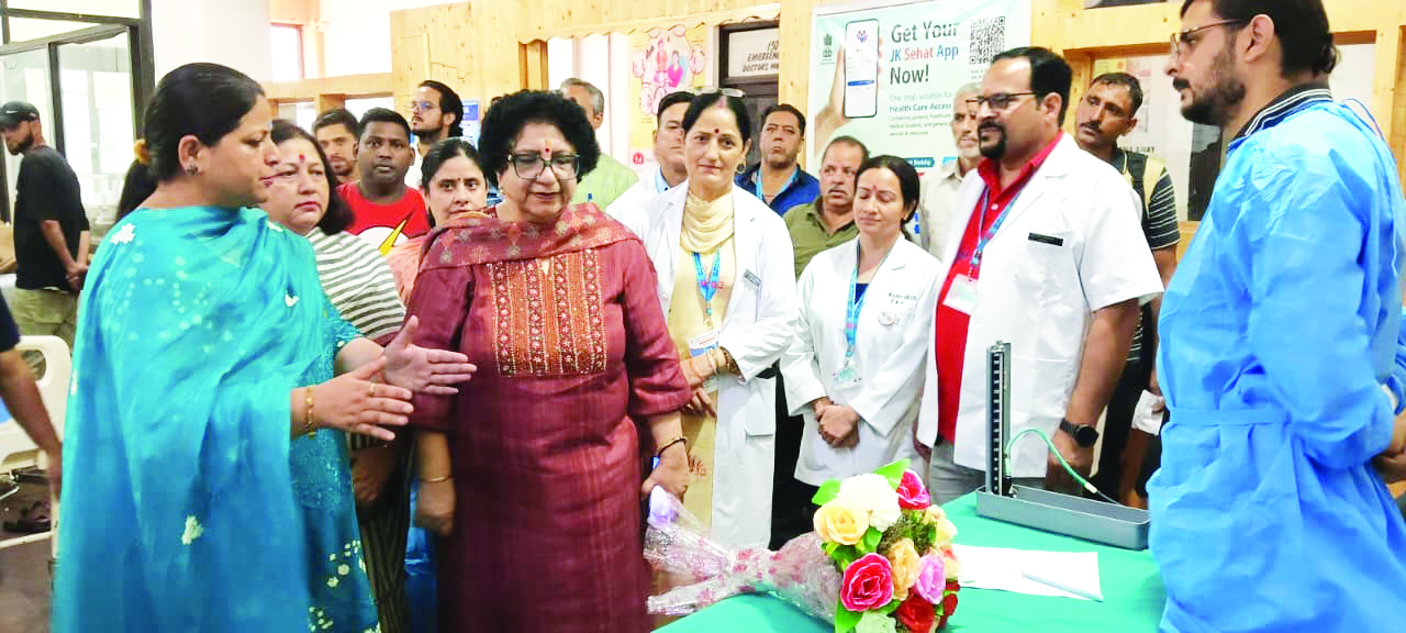 DHS Jammu visits SDH Bhaderwah, inspects facilities and reviews patient care services