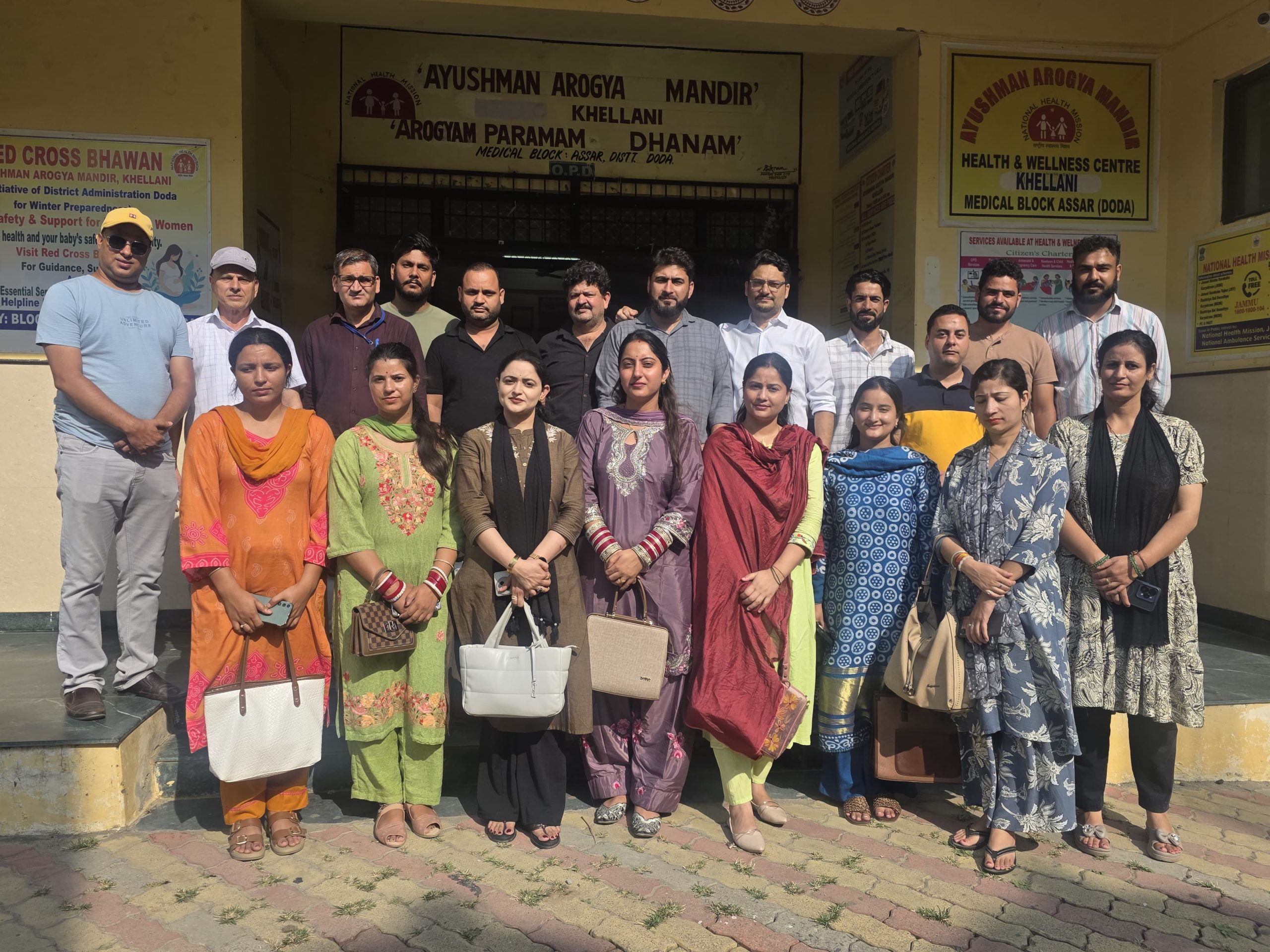 DQAU Doda organizes exposure tour cum field visit for NQAS Health Facilities of District