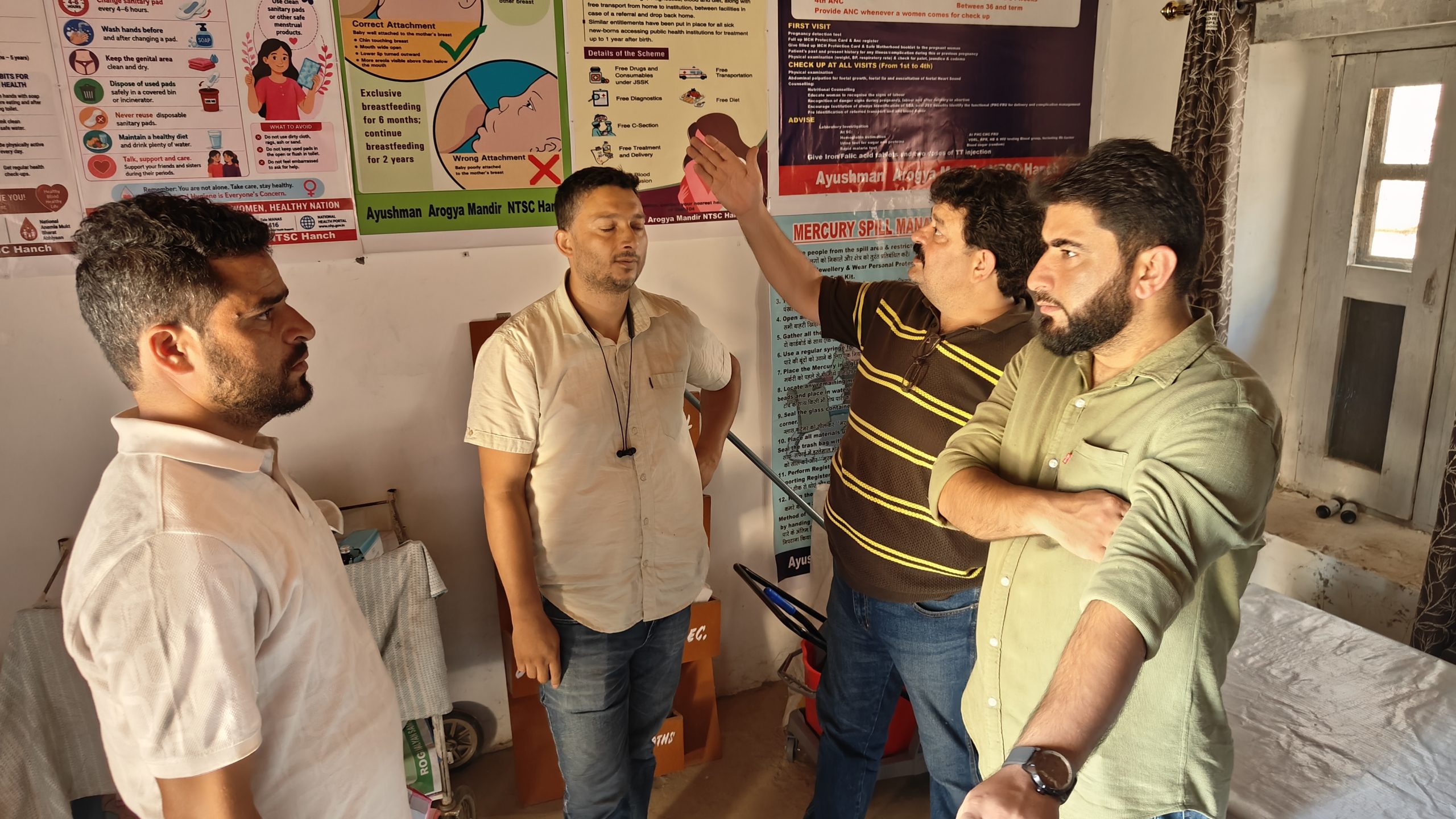 DQAU conducts NQAS preparedness visit to AAM Sub-Centre Hanch