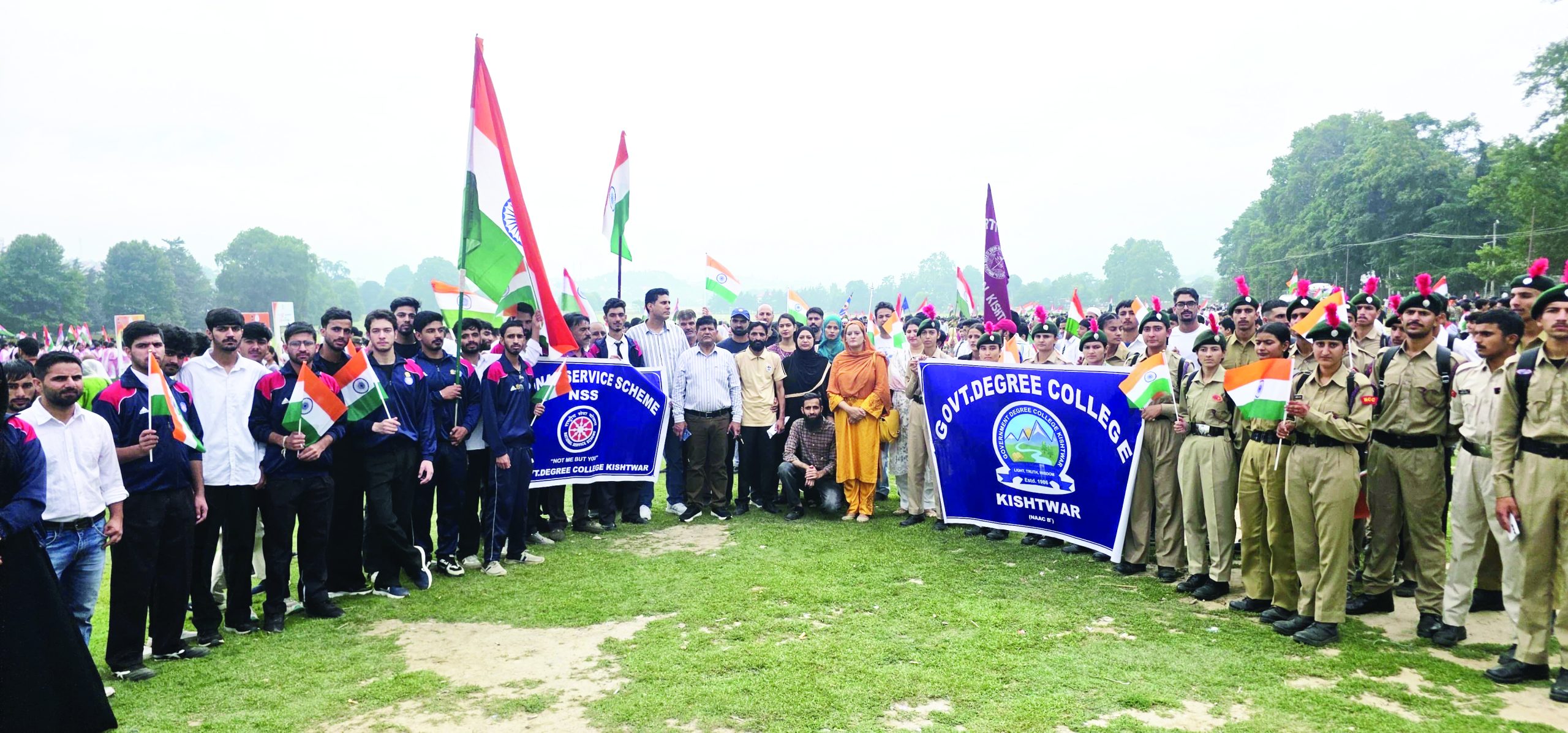 GDC Kishtwar organises Tiranga Rally to celebrate spirit of patriotism