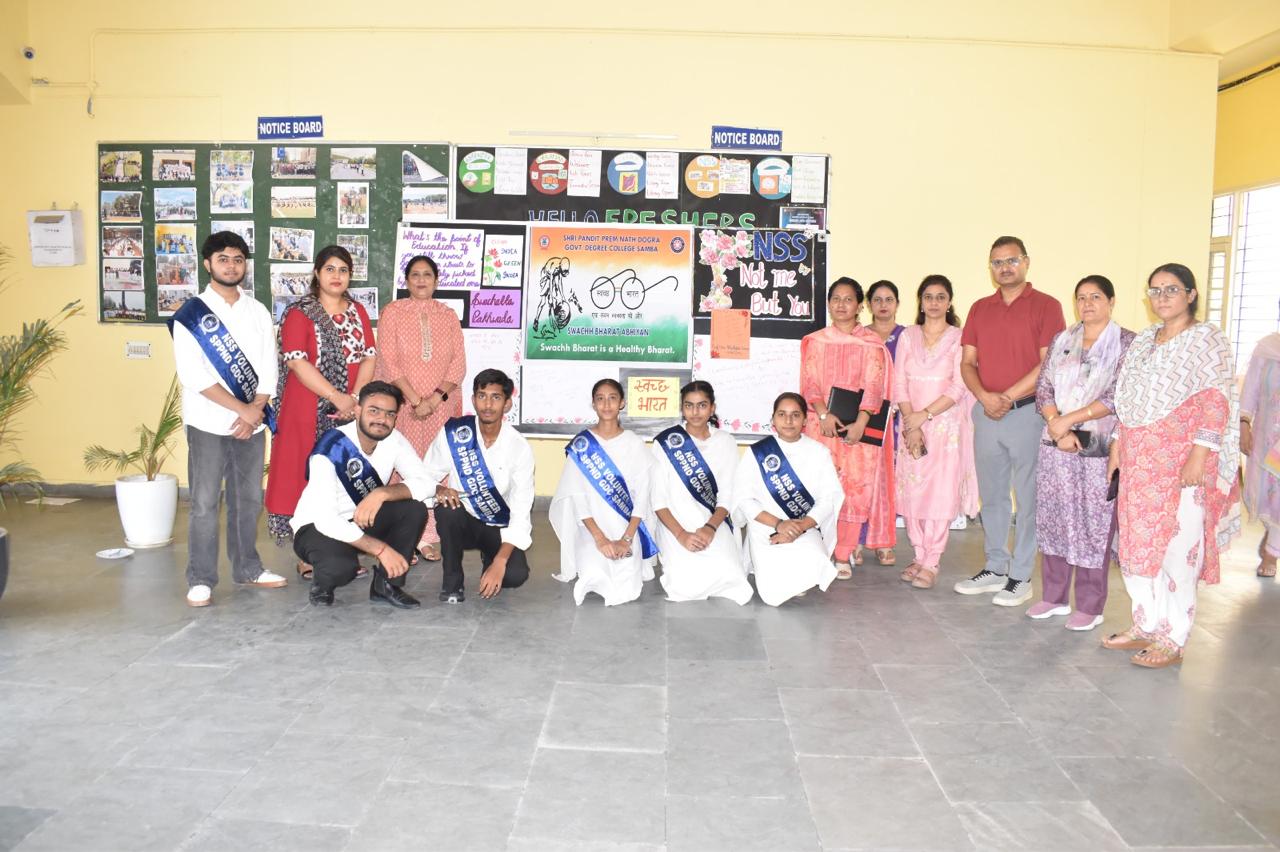 GDC Samba organises signature campaign on “Swachhta Hi Sewa” under Swachhta Pakhwada-2026