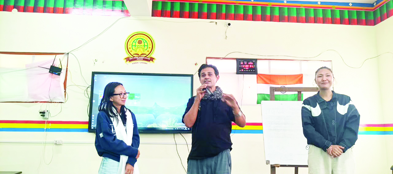 GDC Zanskar organises interactive session on student entrepreneurship GDC Zanskar organises interactive session on student entrepreneurship