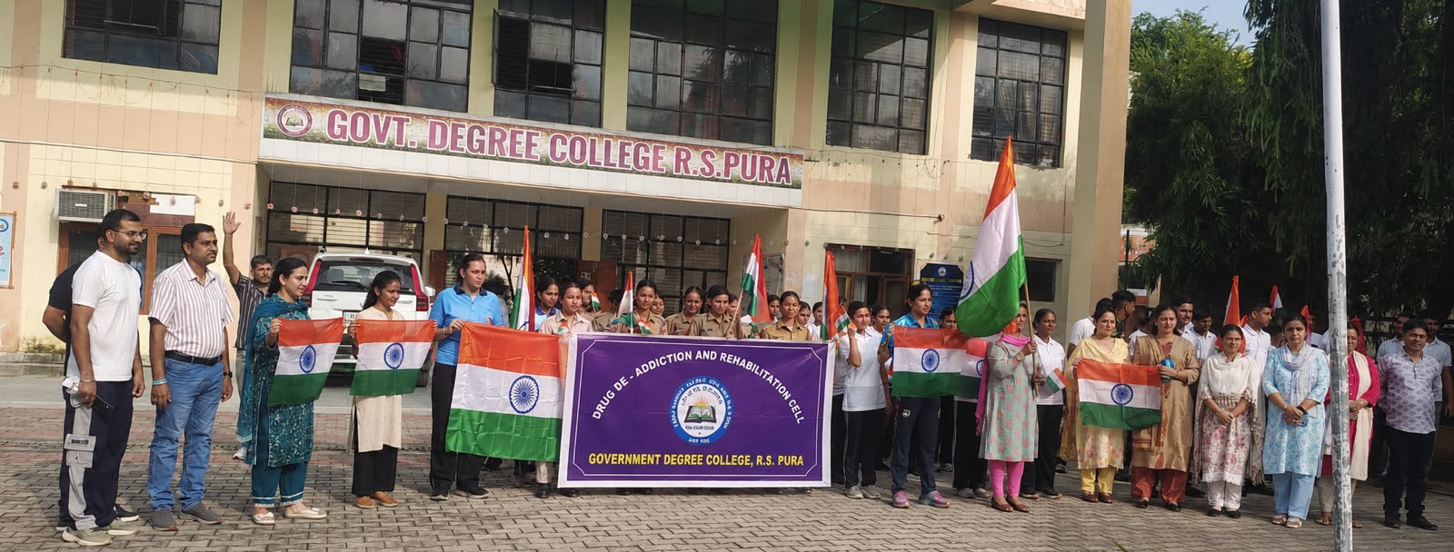 GDC RS Pura organizes unity march under Nasha Mukt Bharat Abhiyaan