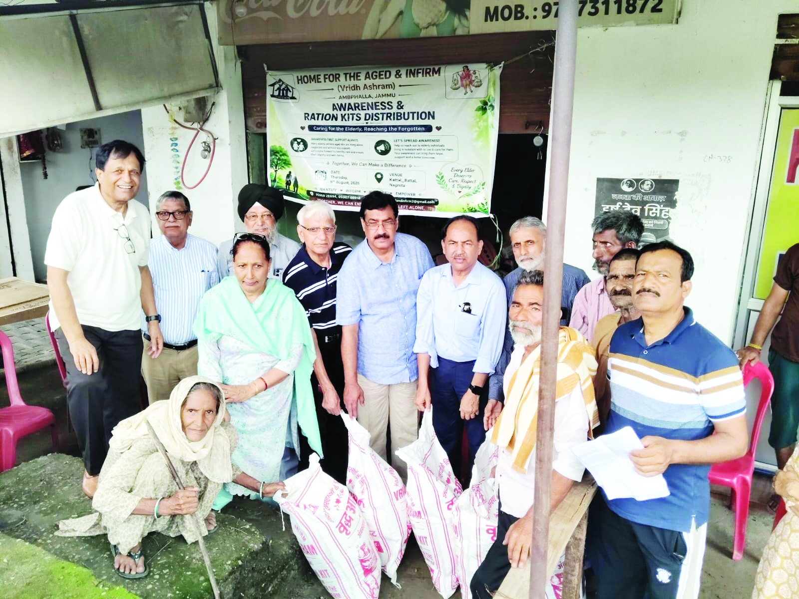 Home for Aged & Infirm conducts programme to identify destitute senior citizens living in isolation Home for Aged & Infirm conducts programme to identify destitute senior citizens living in isolation