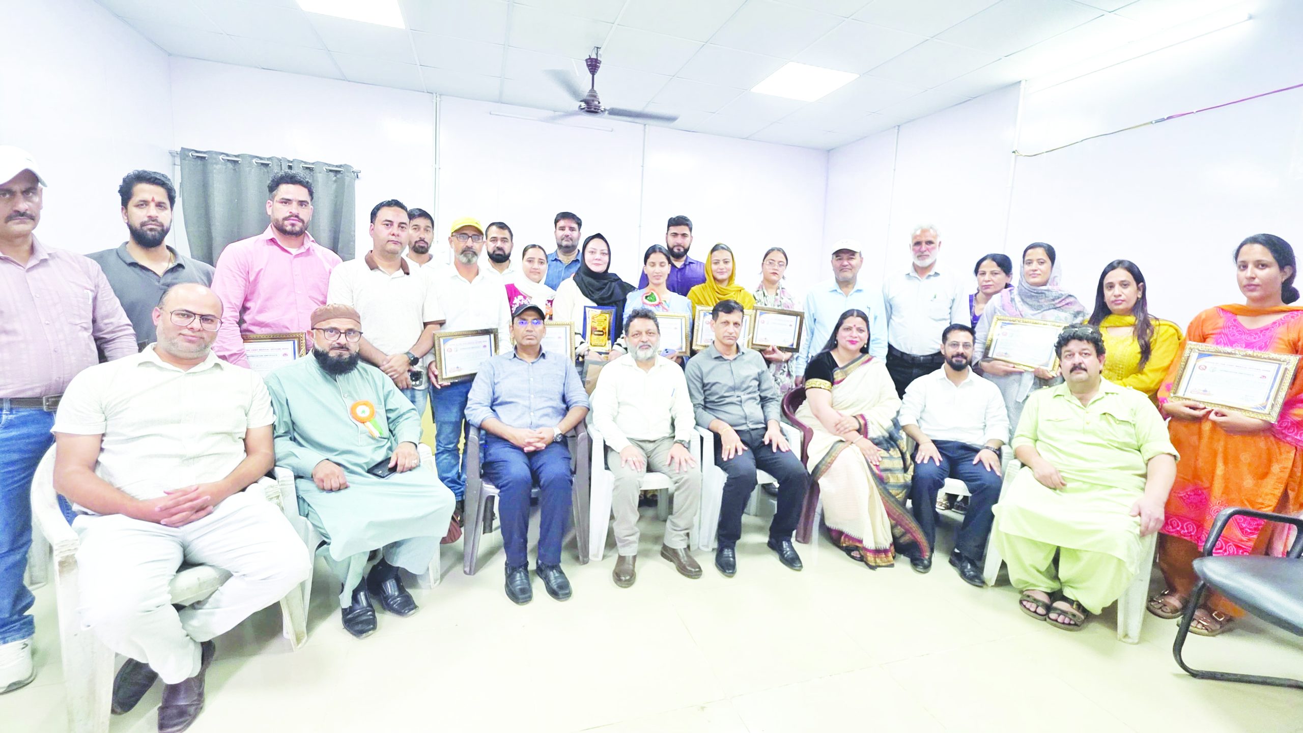 Health Department Doda felicitates NQAS and Kayakalp achievers on 80th Independence Day Health Department Doda felicitates NQAS and Kayakalp achievers on 80th Independence Day