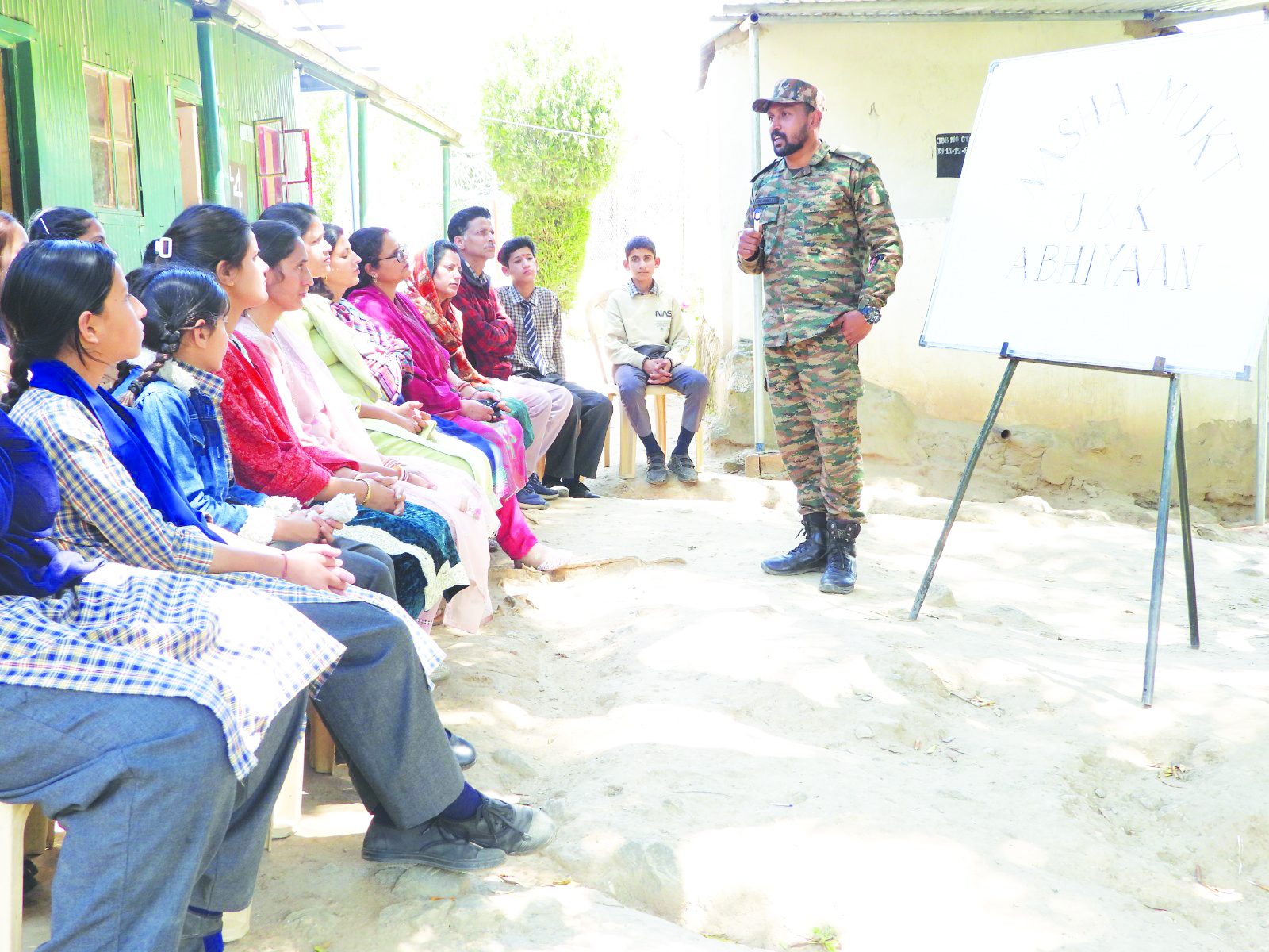 Army conducted awareness lecture on drug abuse at Bhart, Doda Army conducted awareness lecture on drug abuse at Bhart, Doda