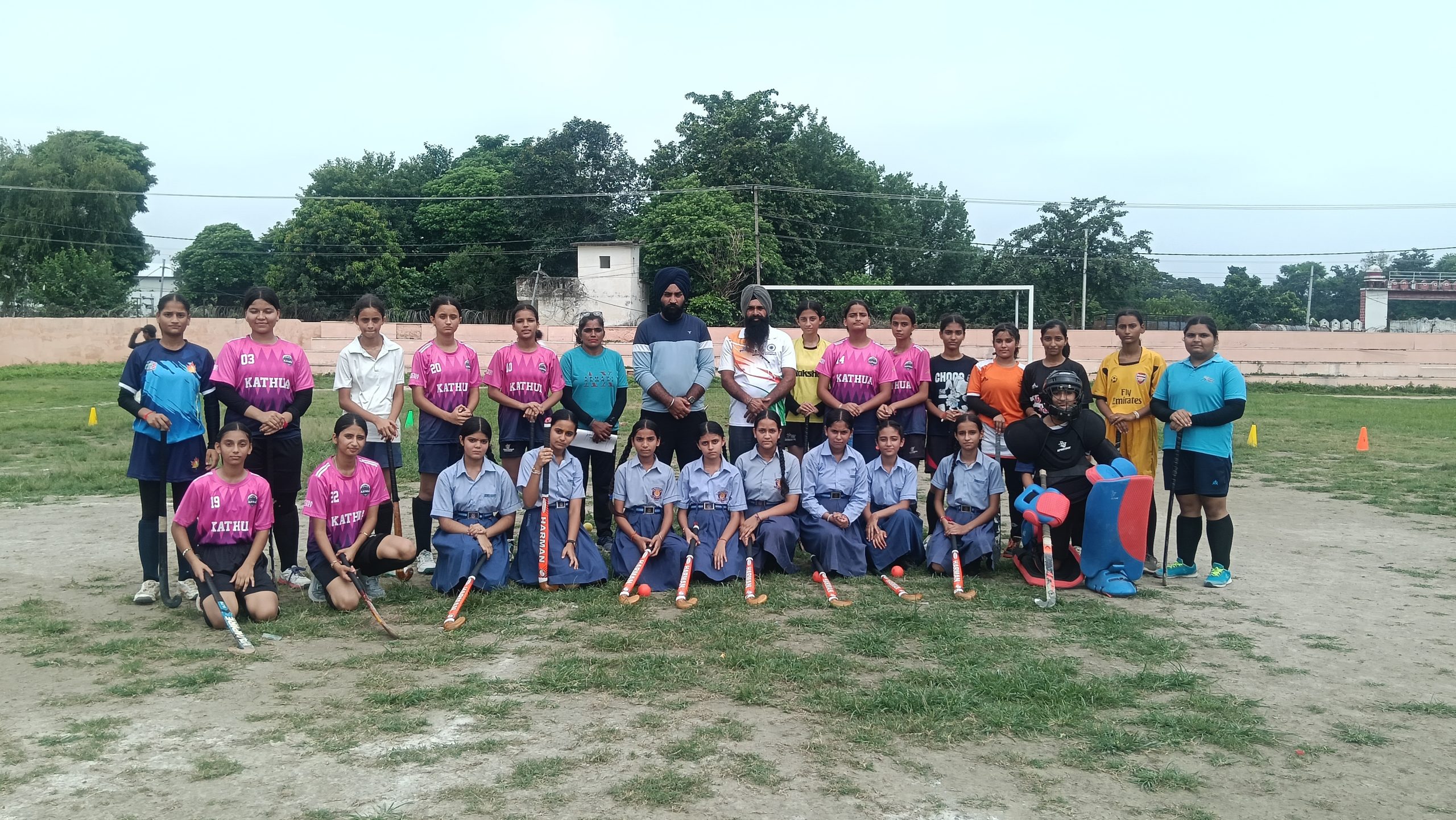 Inter-School District-Level Hockey selection trials held