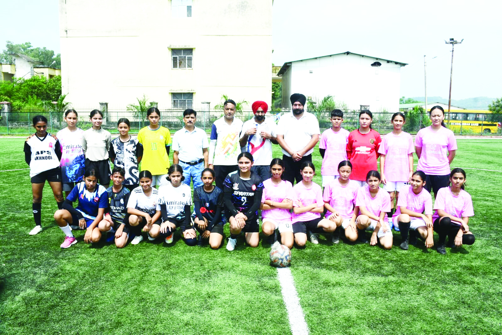 Inter-Zonal District-Level Football Competition for U-17 girls begins at KhelGaon Nagrota
