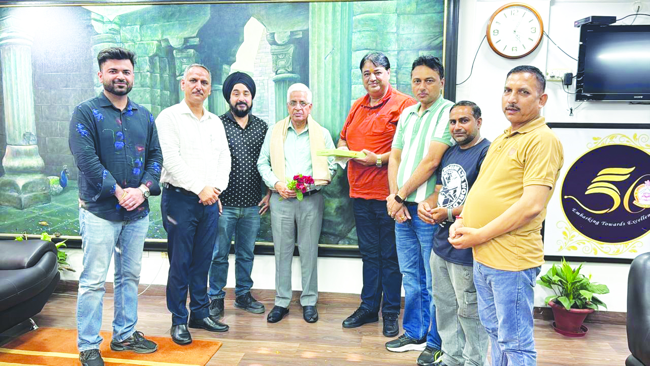 JUNTEU felicitates VC Prof. Umesh Rai over historic resolution of long pending 147 kanals land issue