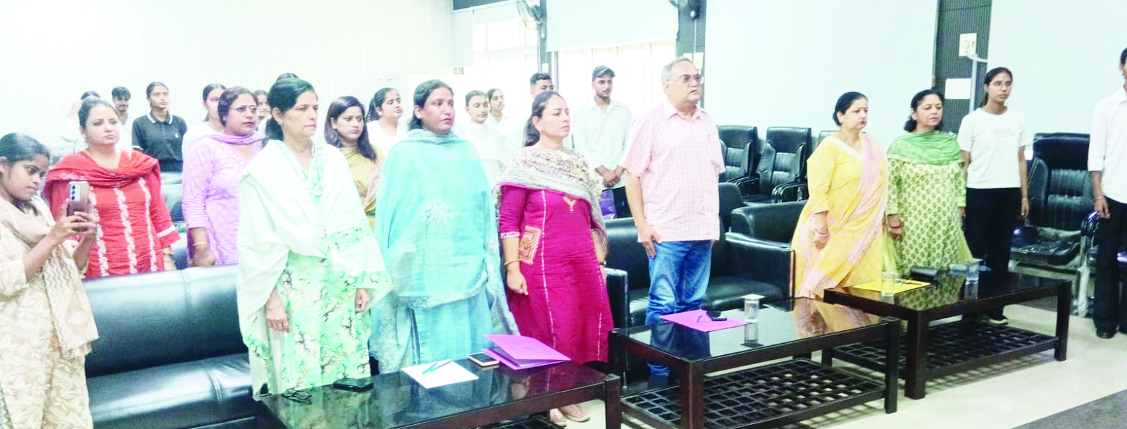 GDC Kathua organizes an Intra-College National Anthem Singing Competition GDC Kathua organizes an Intra-College National Anthem Singing Competition