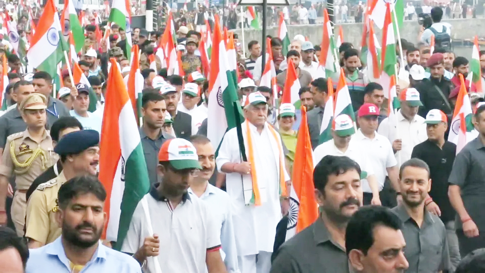 Lieutenant Governor Joins Tiranga Yatra, Says 21st Century Belongs to Bharat