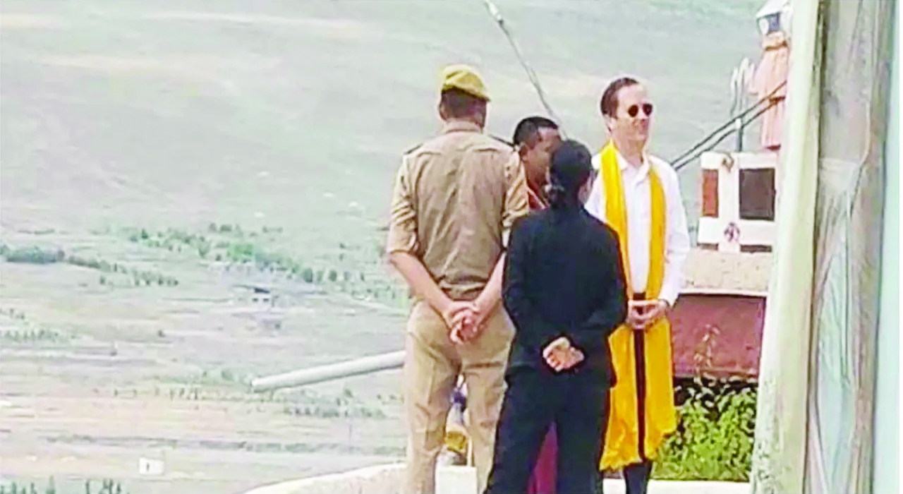 US Ambassador Sergio Gor visits Thiksey Monastery in Ladakh