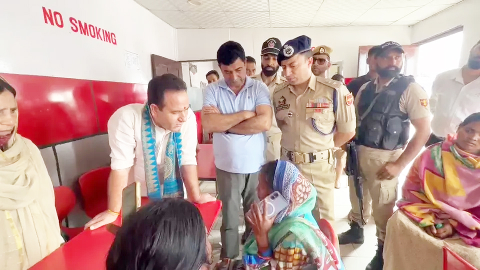LoP Sharma meets families of Kulgam terror attack victims, assures full support LoP Sharma meets families of Kulgam terror attack victims, assures full support