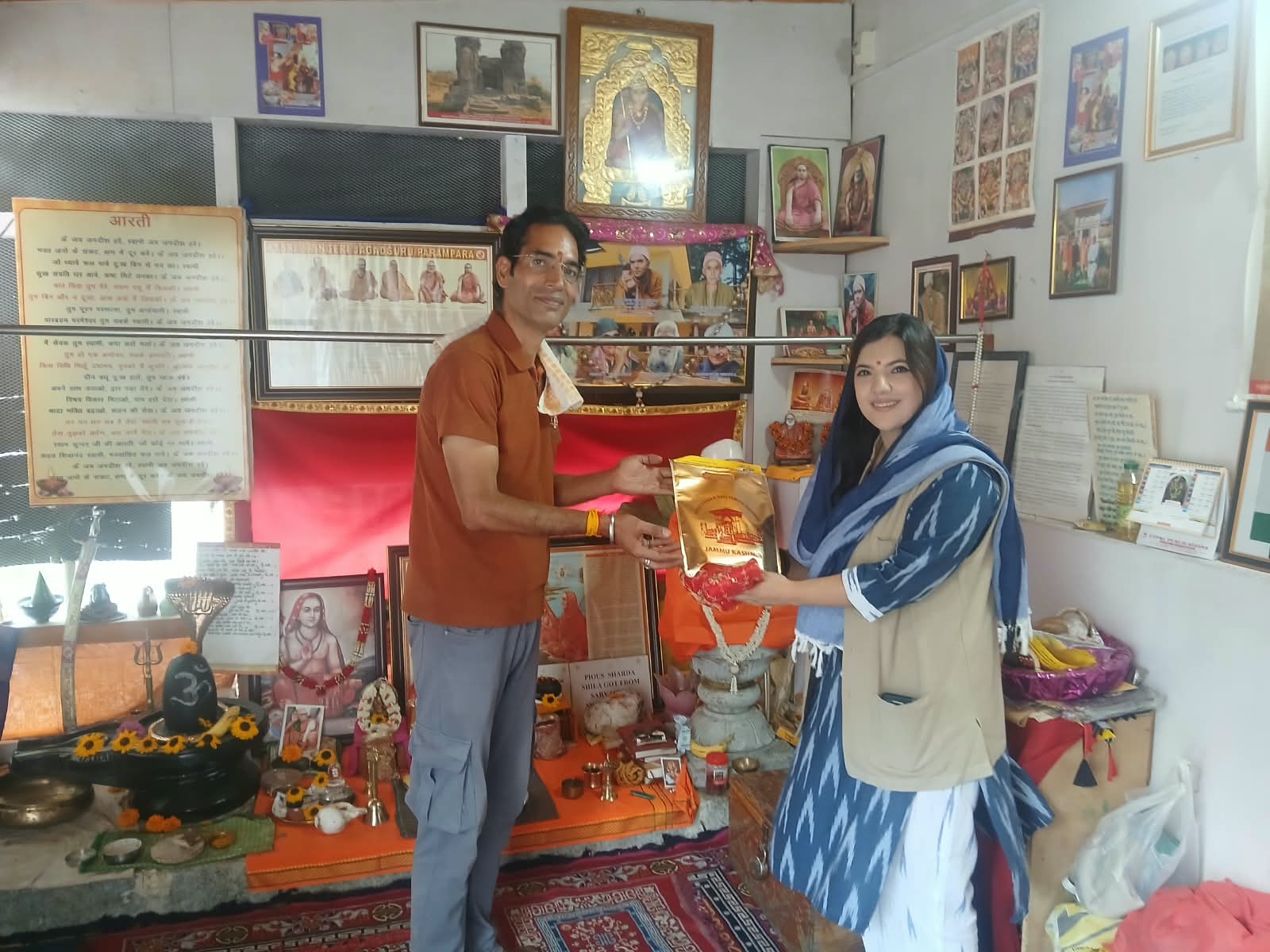 MLA Nagrota Devyani Rana visits Sharda Temple at LoC Teetwal Kashmir