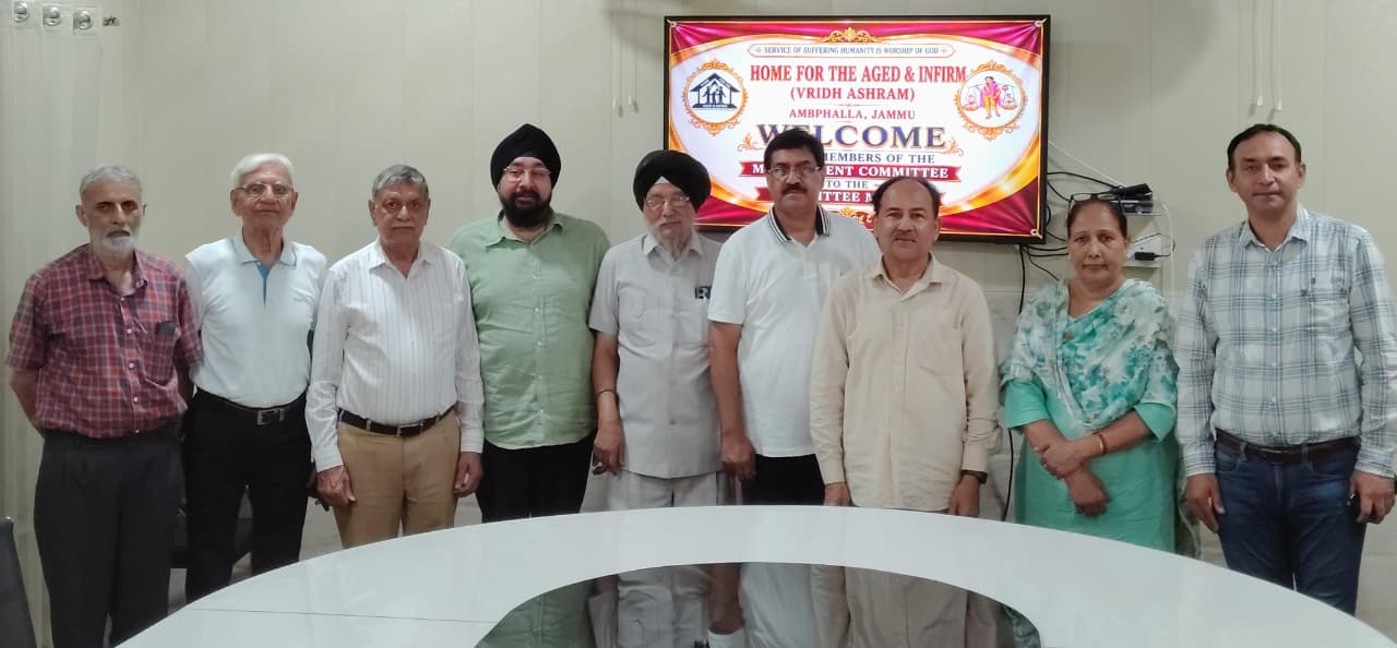 Managing committee of Home for the Aged & Infirm reviews working of Home