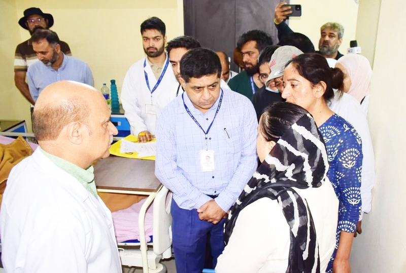 Jammu Accident: Minister Sakina Itoo visits injured students, Directs hospitals to ensure best Medical Care