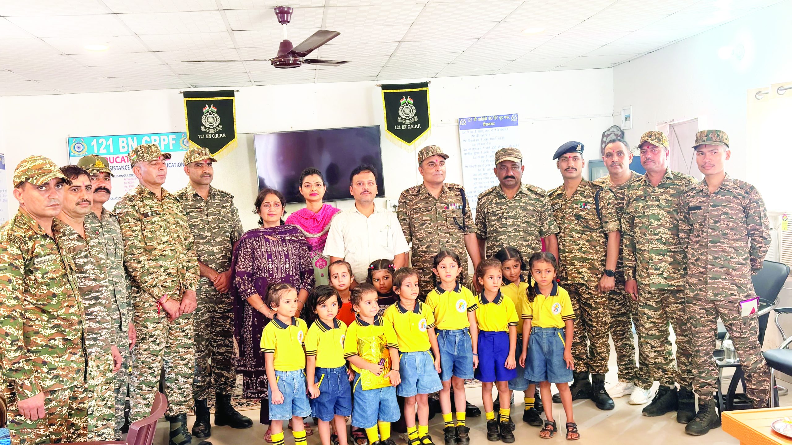 My Chhota School Hiranagar celebrates Raksha Bandhan with CRPF personnel
