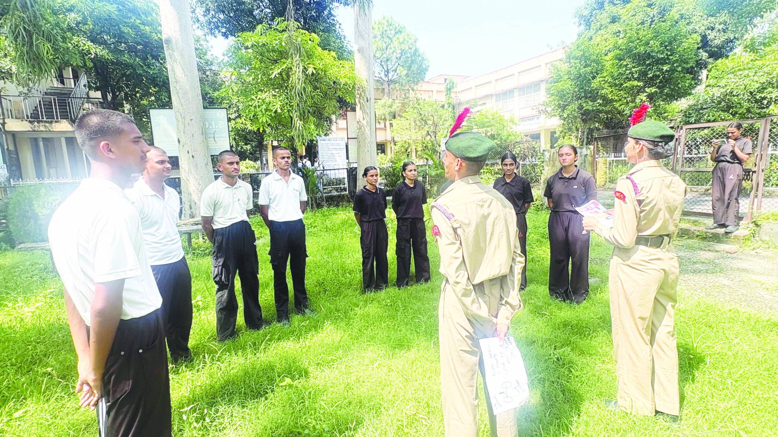 NCC Cadets of GDC Kathua organize awareness drive under TB Mukt Bharat Abhiyan