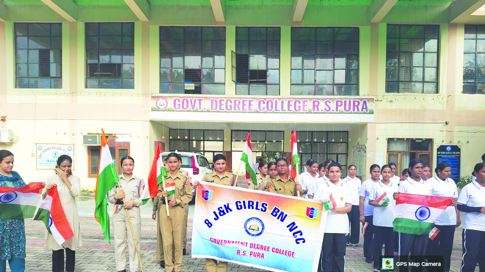 NCC unit of GDC RS Pura organises Tiranga Rally under Har Ghar Tiranga Campaign