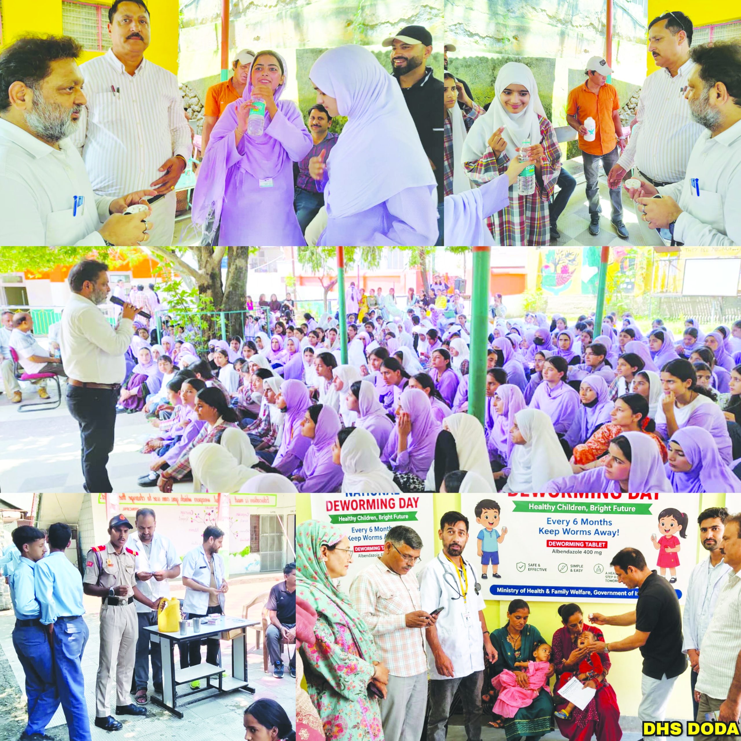 National Deworming Day observed across district Doda with focus on 100% coverage