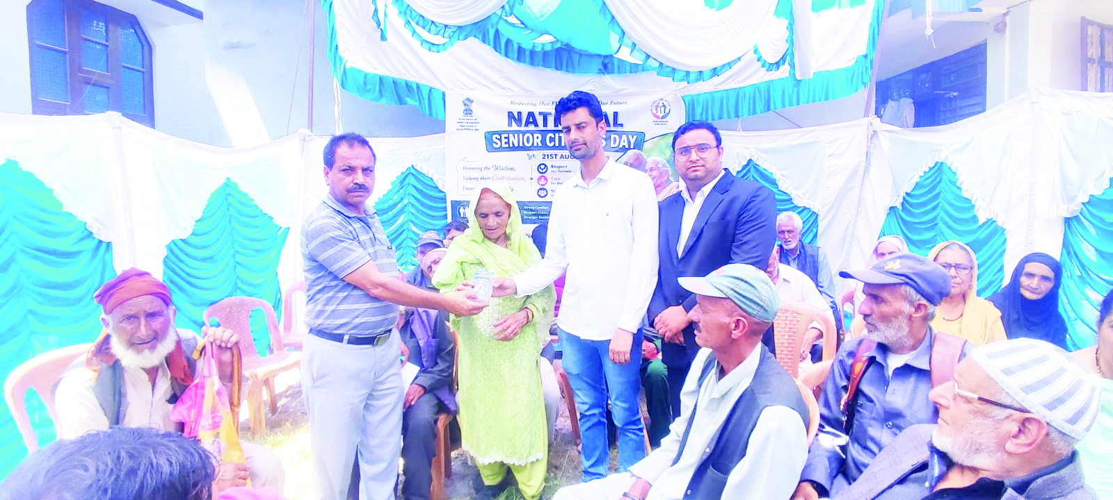 National Senior Citizens Day celebrated at Tehsil Social Welfare Office Doda