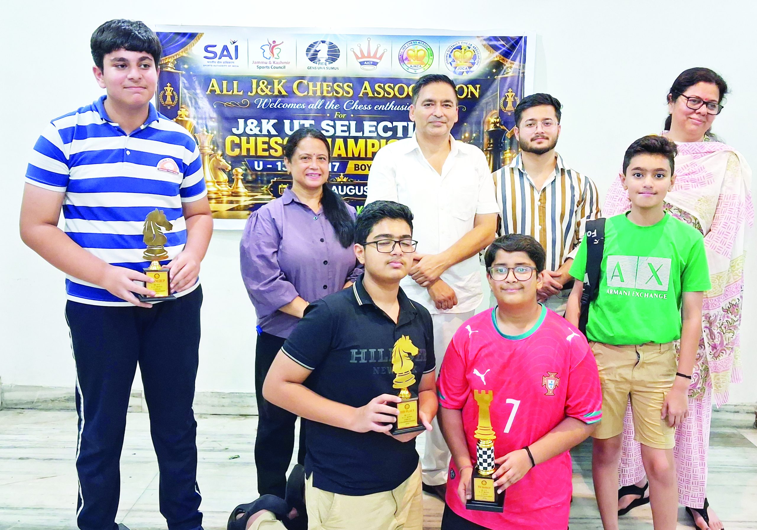 Pazhany Kohli clinches J&K U-17 Boys Chess Championship Pazhany Kohli clinches J&K U-17 Boys Chess Championship
