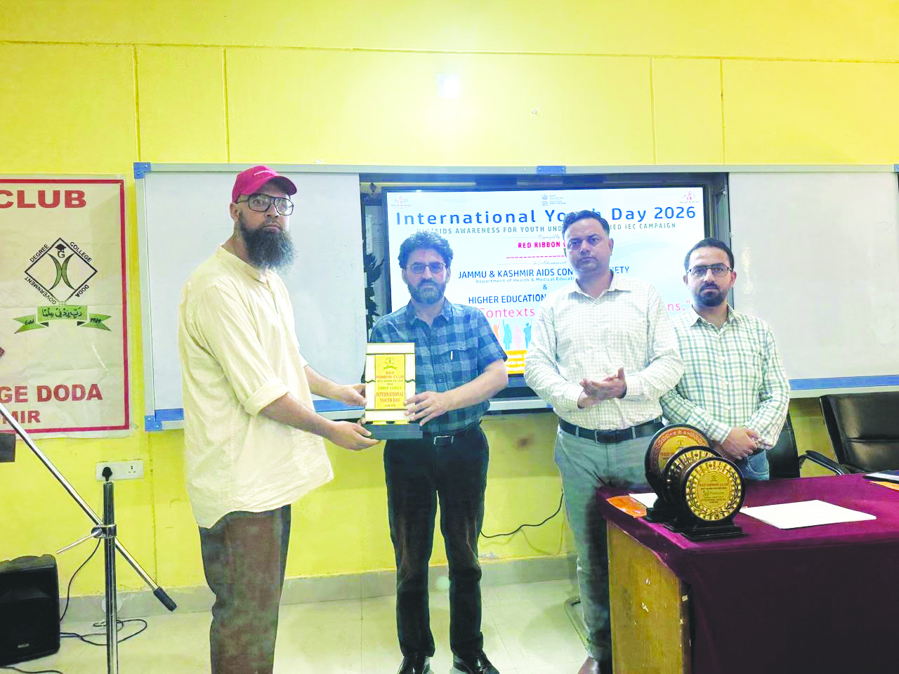 Red Ribbon Club GDC Doda celebrates International Youth Day