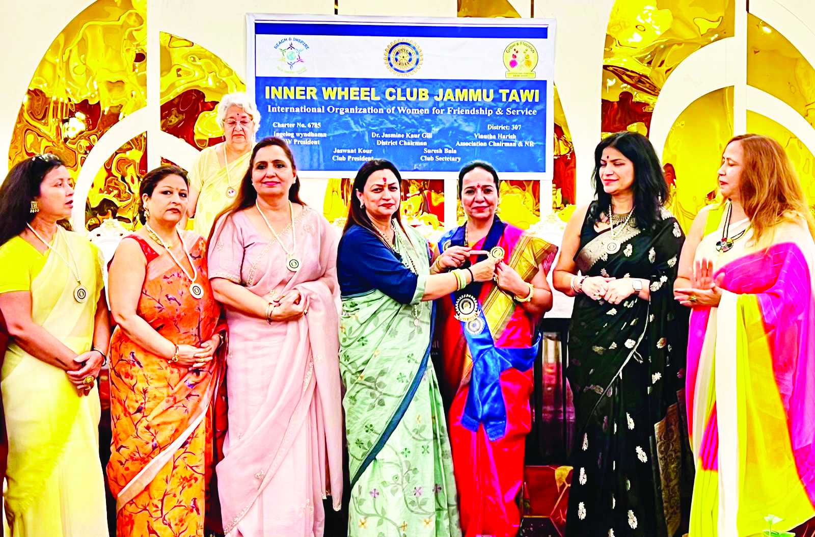 Rekha Mahajan calls upon women to lead social change at Inner Wheel Club Jammu Tawi installation ceremony