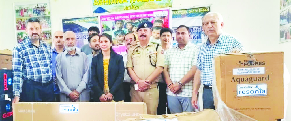 Resonia Company extends CSR support to Ashiana Orphanage Home for Special Children in Kishtwar