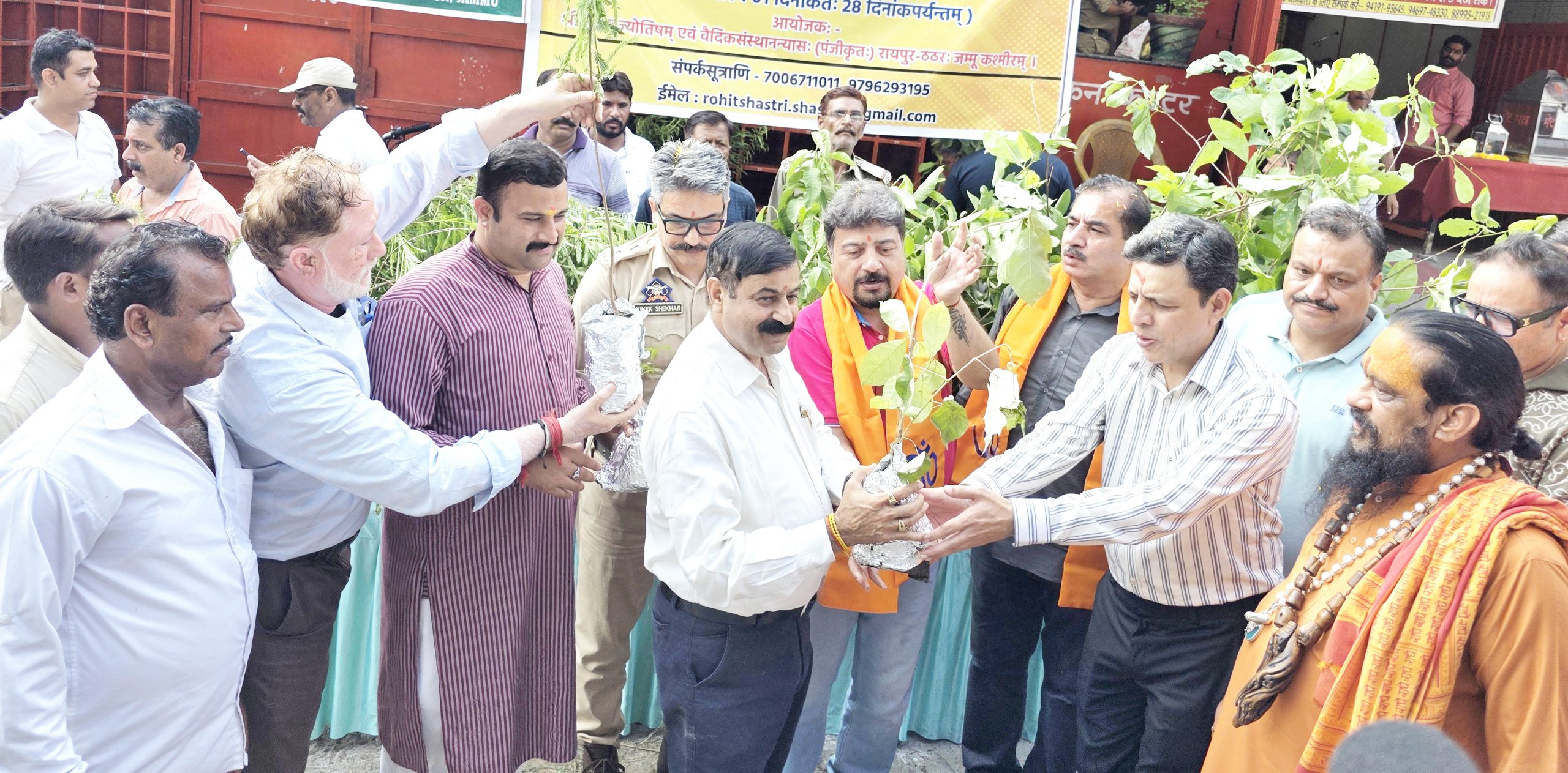 Sanskrit Month inaugurated with 5,000 saplings distribution, promotes culture and environmental conservation