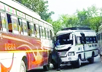15 injured as SMVDU staff bus meets accident in Jammu 15 injured as SMVDU staff bus meets accident in Jammu