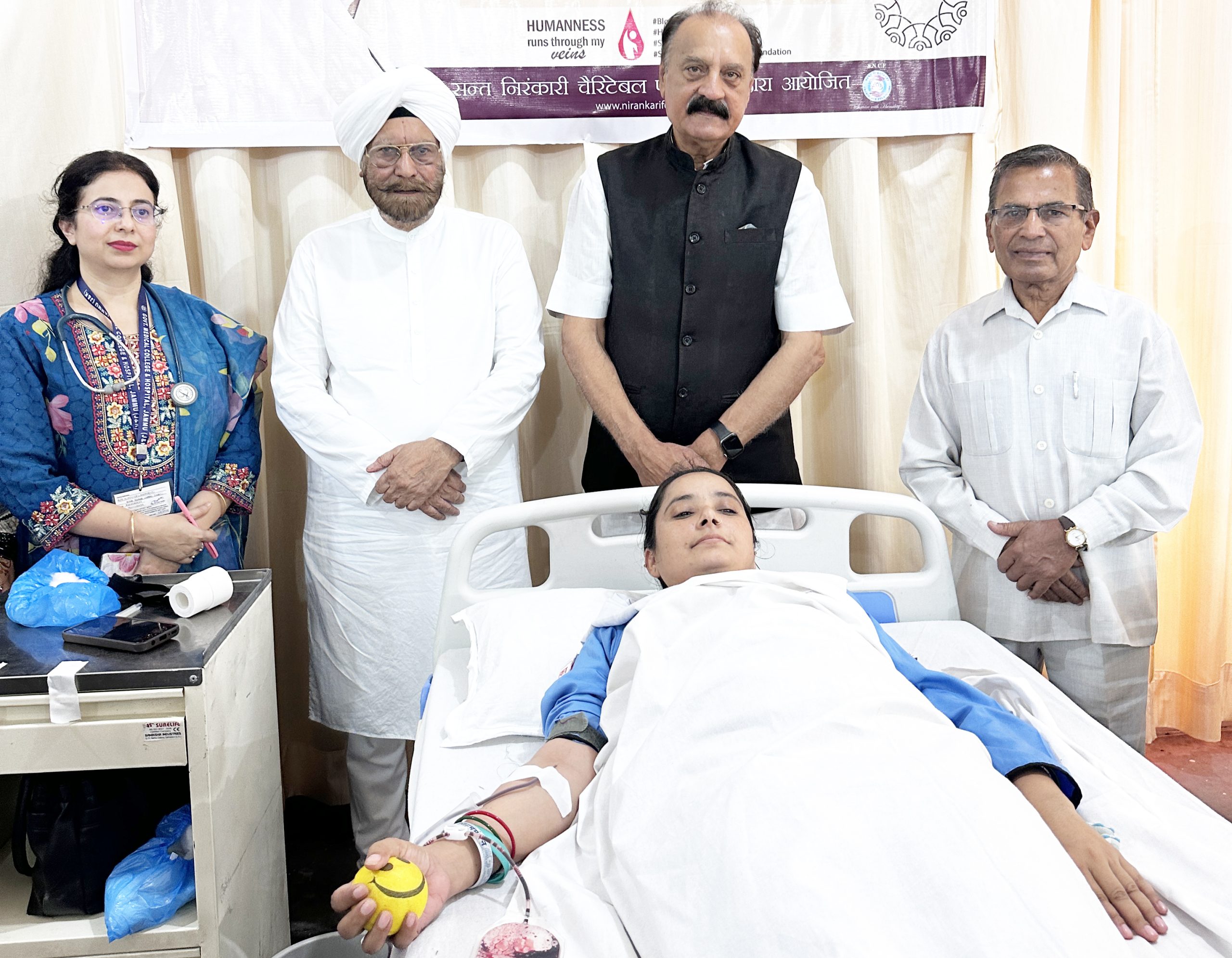 Sant Nirankari Mission organises blood donation camp in Samba, 126 units collected