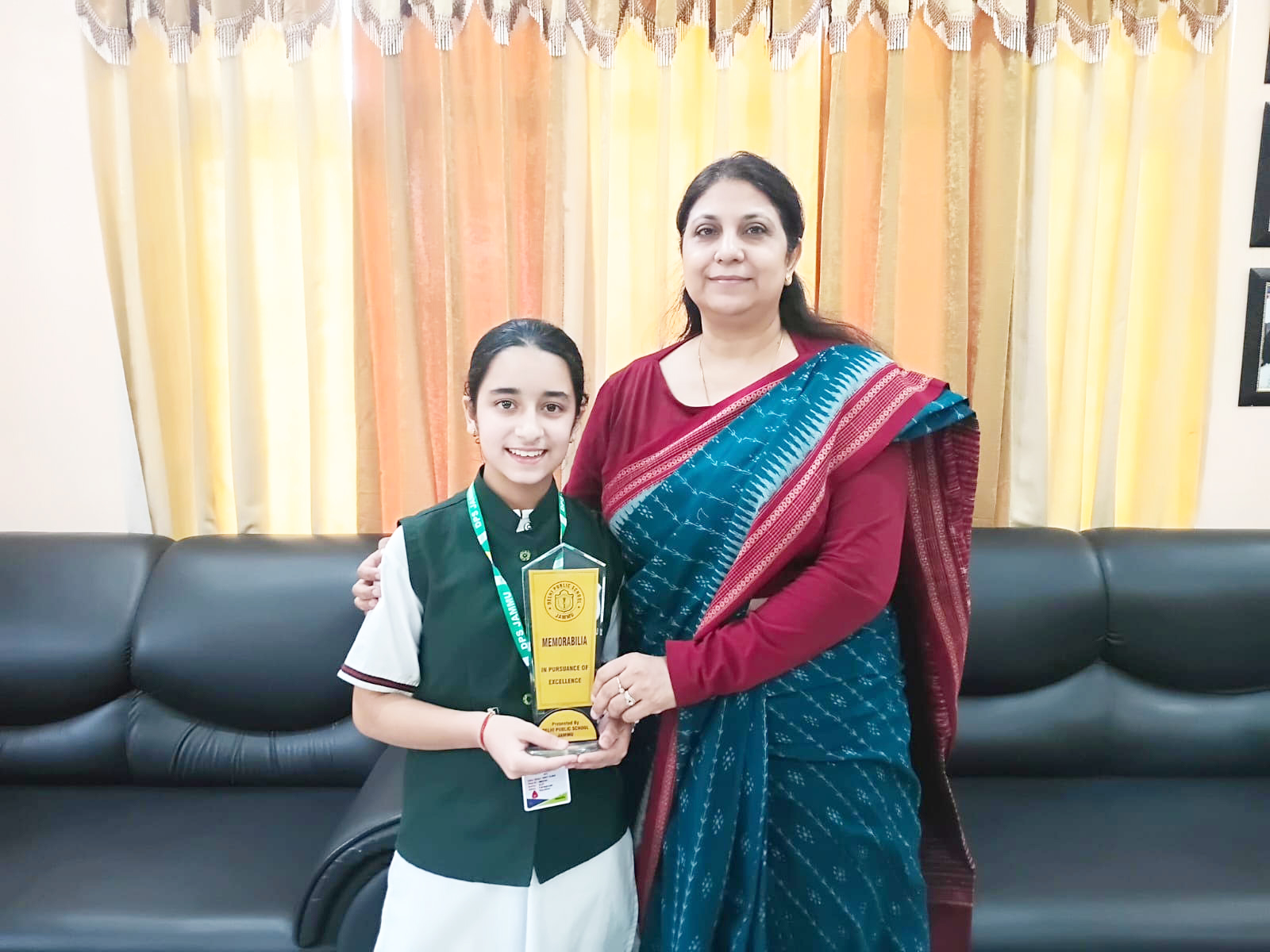 Shivya Talwar young talent from DPS Jammu earns recognition for crochet artistry
