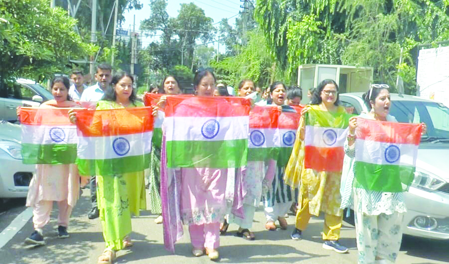 Tiranga Yatra organised at Government College of Education