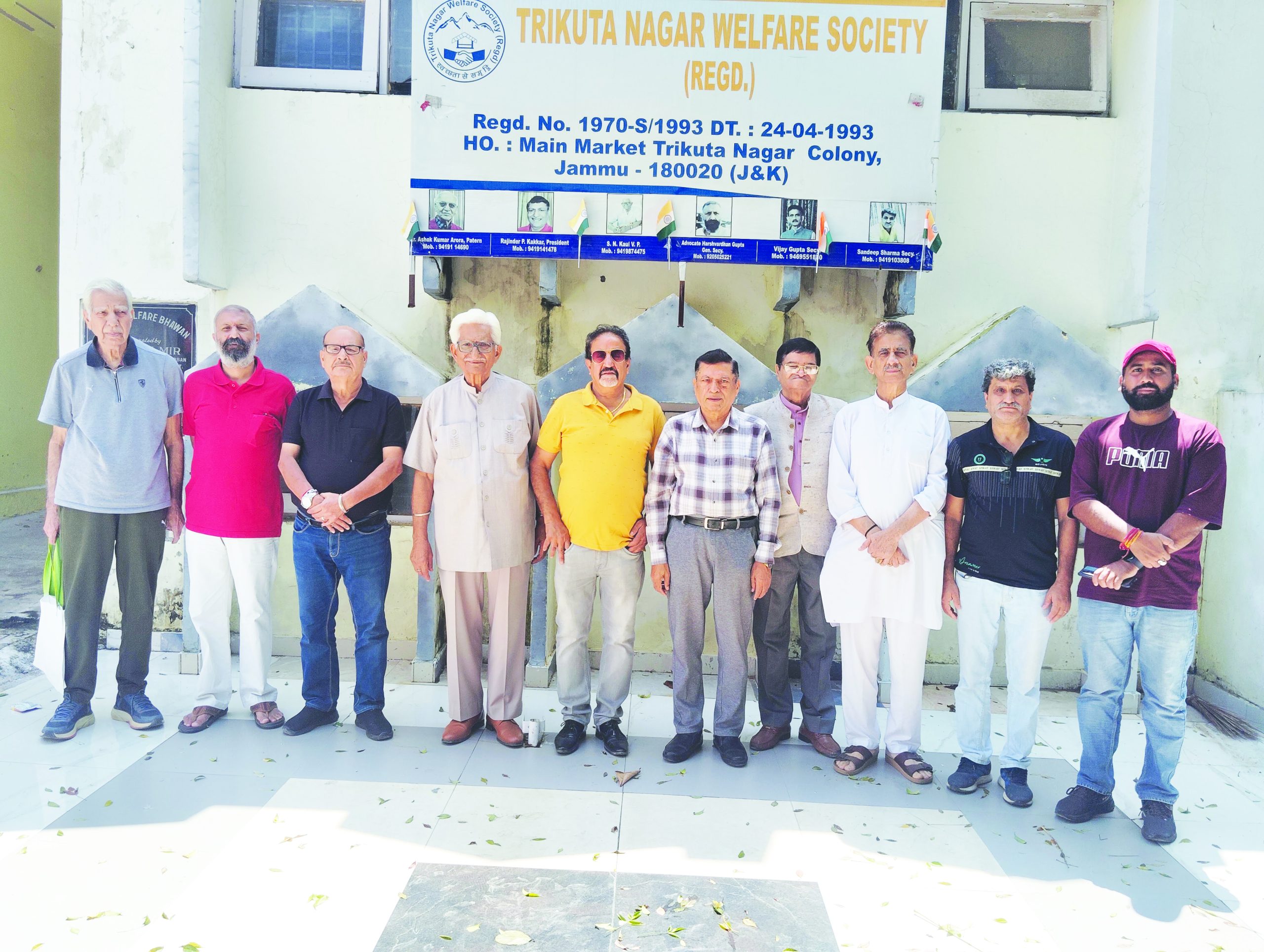 Trikuta Nagar Welfare Society raises long-pending civic issues