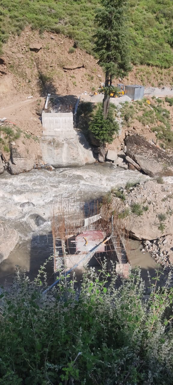 Two years on, Dachhan Bridge remains incomplete, locals demand early completion