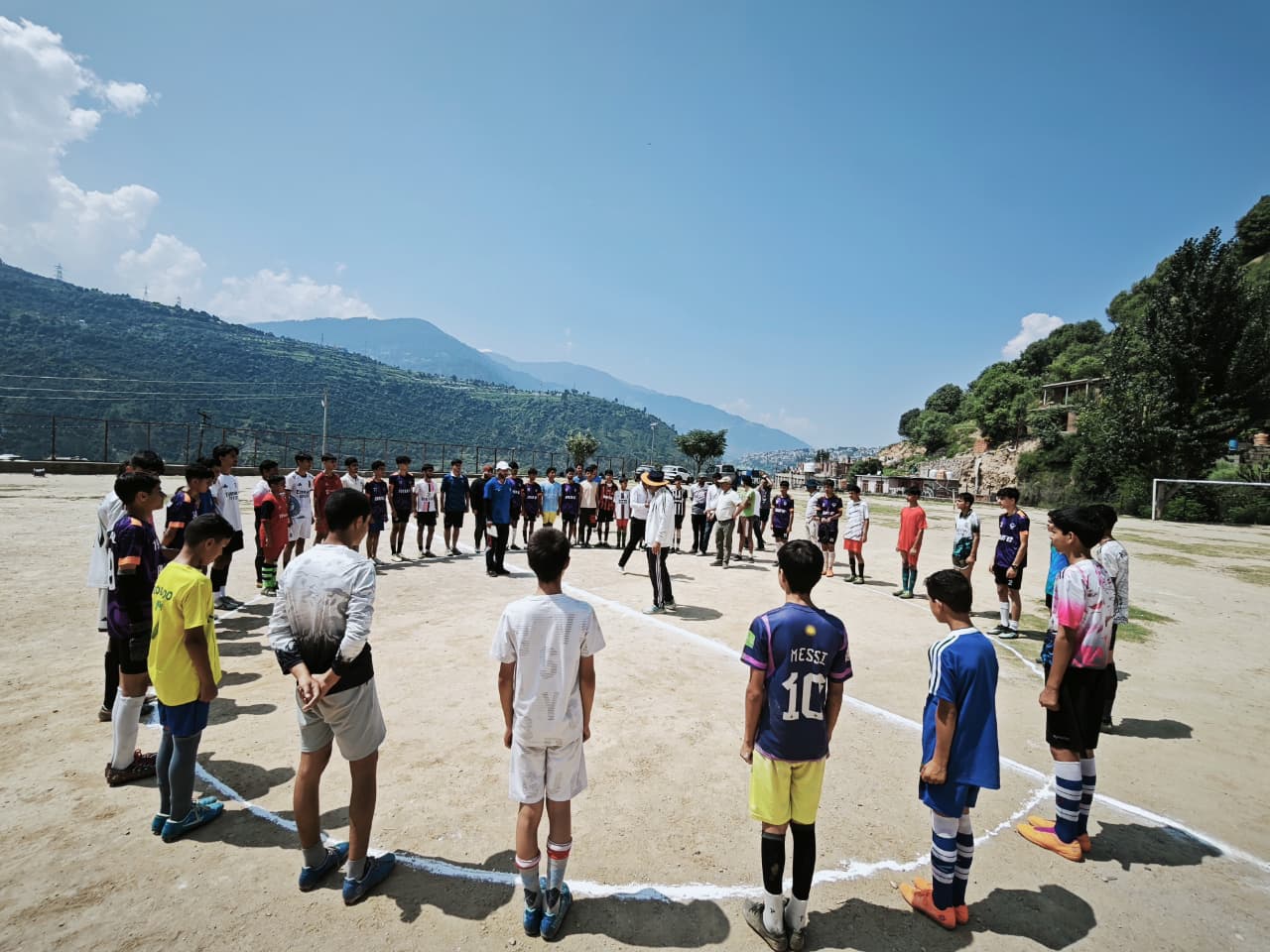Young Footballers Showcase Talent at Inter-Zonal District-Level Tournament in Doda