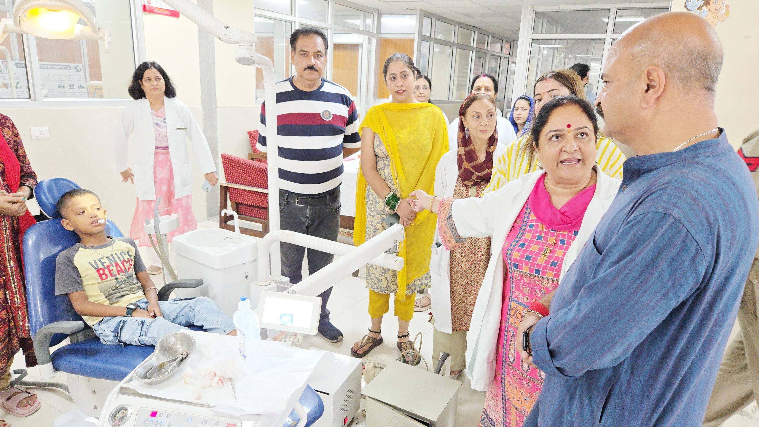 Yudhvir Sethi reviews healthcare services at Dental Hospital Amphalla, announces Ambulance from CDF