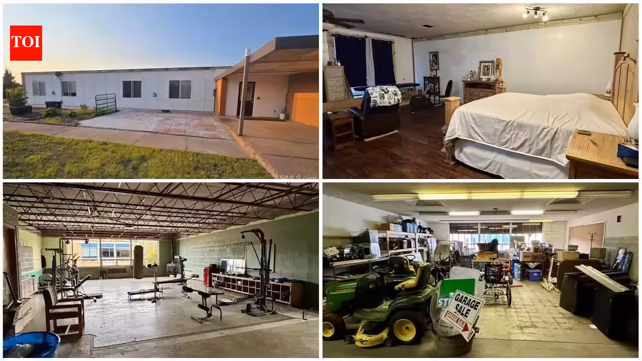 In 2011, a 39,000-sq-ft Michigan school on a former Air Force base sold for ,000; 15 years later, one wing has become 5 homes and the 19-acre property is asking 0,000