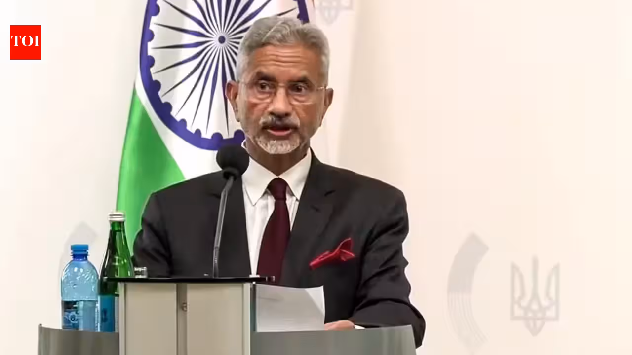 India working with Moscow, Kyiv to end war: EAM | India News India working with Moscow, Kyiv to end war: EAM | India News