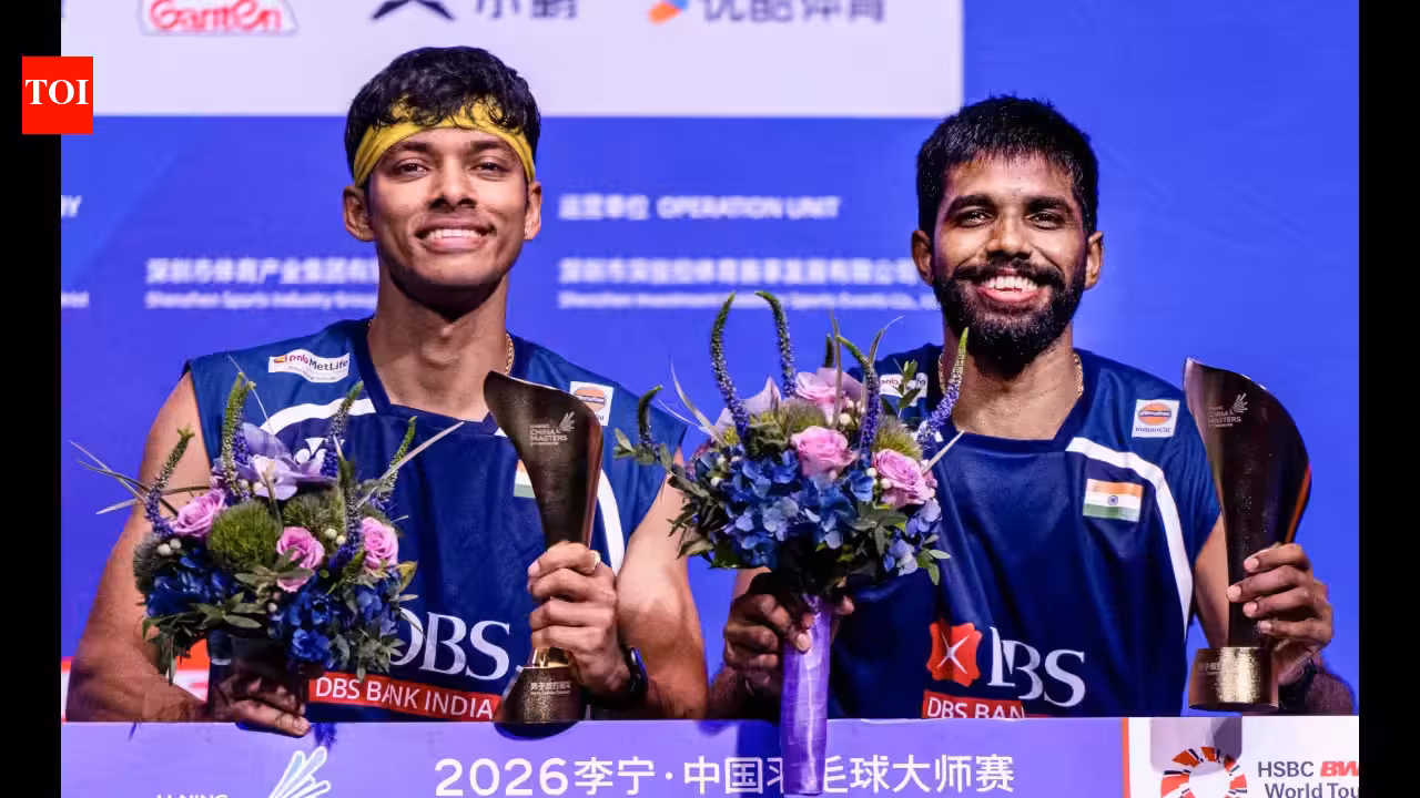 Satwik-Chirag breach Great Wall, China Masters win boosts Asian Games hopes | Badminton News Satwik-Chirag breach Great Wall, China Masters win boosts Asian Games hopes | Badminton News