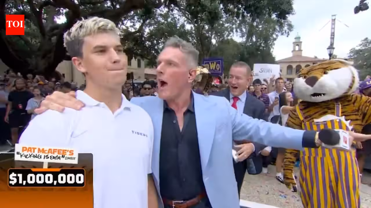 Pat McAfee has put more than  million of his own money into GameDay prizes and charity; Home Depot matched his 0,000 LSU offer, giving one student two kicks at  million, but both missed