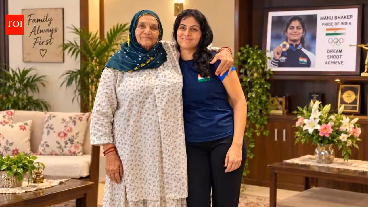 Manu Bhaker suffers another personal loss; grandmother Daya Kaur passes away in Rohtak | More sports News Manu Bhaker suffers another personal loss; grandmother Daya Kaur passes away in Rohtak | More sports News