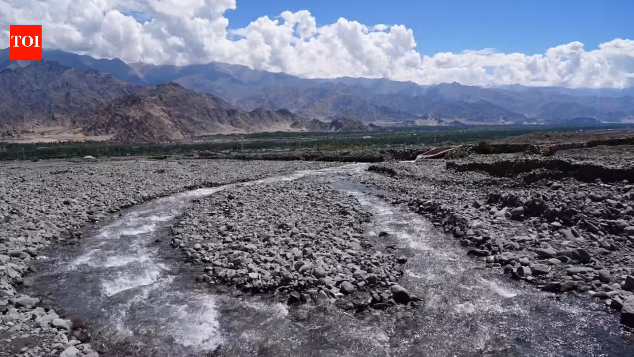 Village head’s appeal drove Ladakh LG’s initiative to tap 90 million litres of glacial water for irrigation | India News