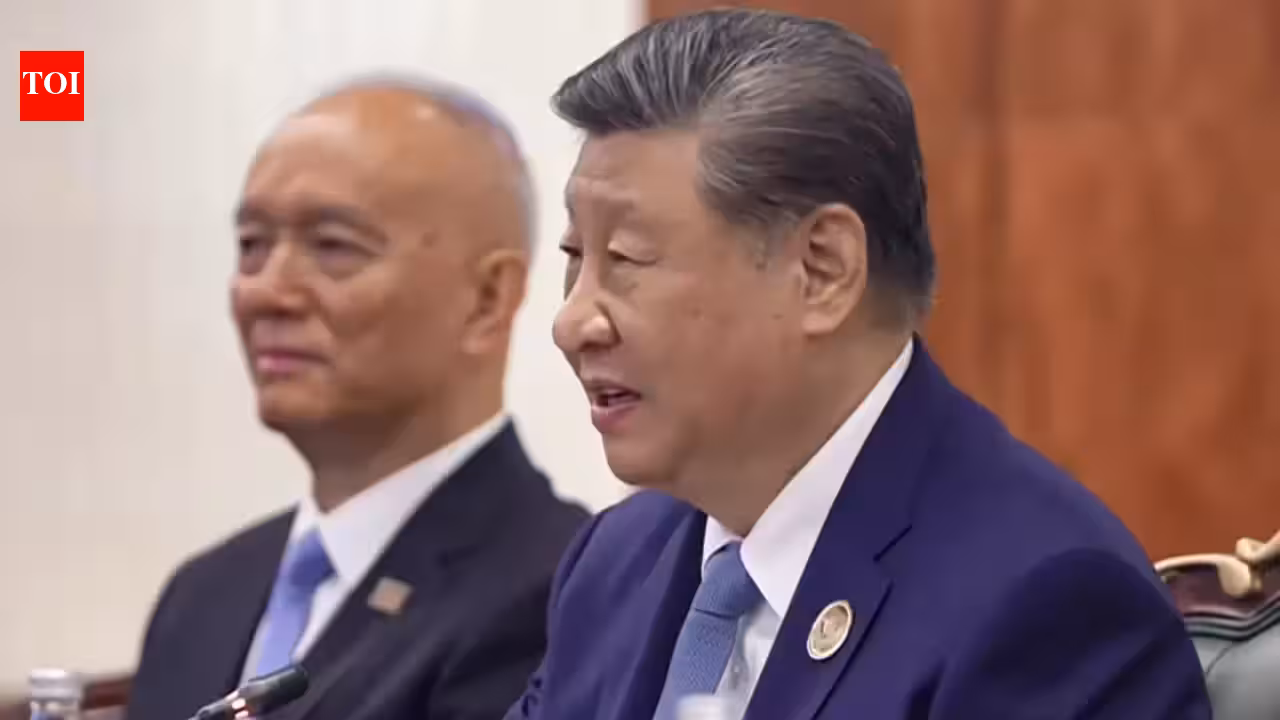 Xi proposes 5-point initiative, calls for ‘larger integrated market’ | India News Xi proposes 5-point initiative, calls for ‘larger integrated market’ | India News
