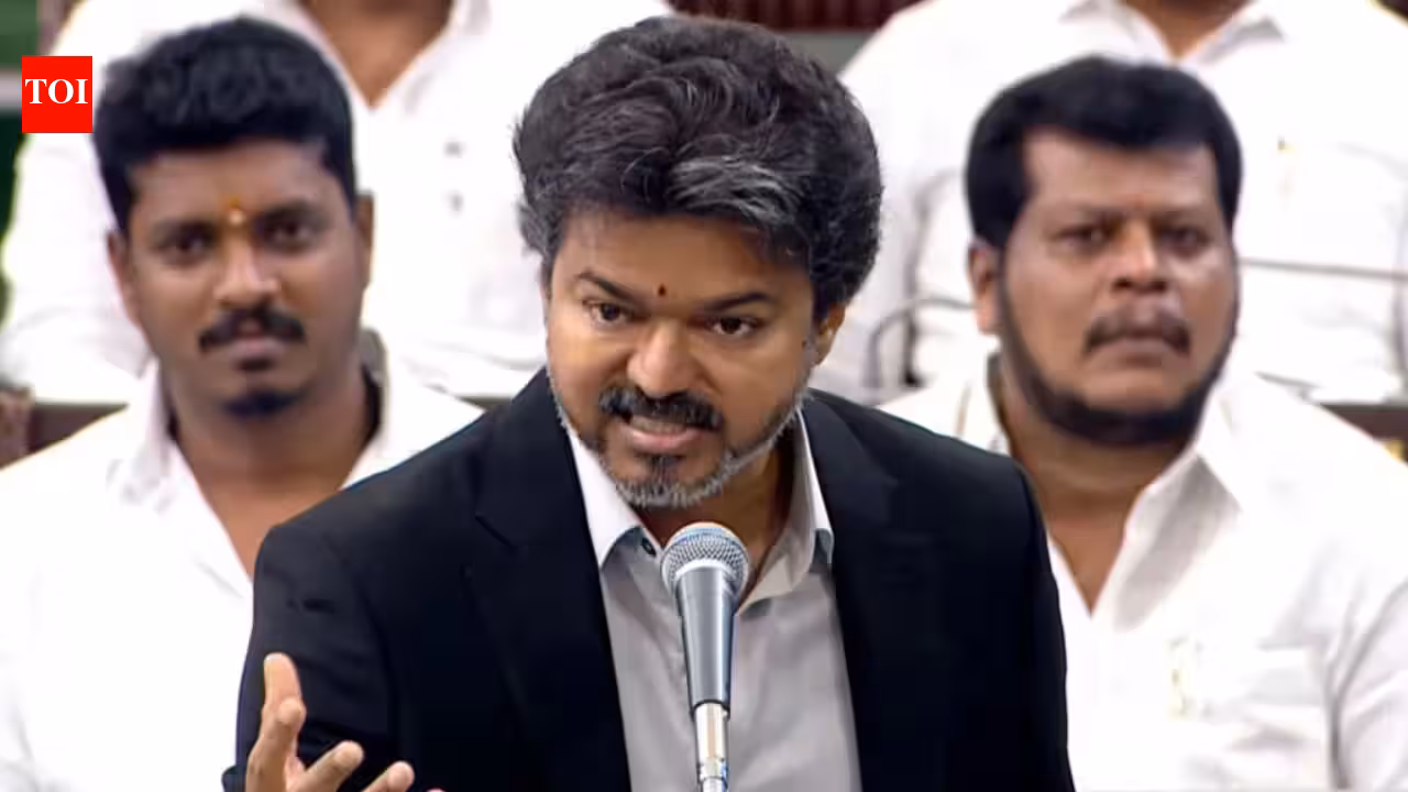 Cases against 3 DMK leaders over remarks against TN CM Vijay’s speech | India News Cases against 3 DMK leaders over remarks against TN CM Vijay’s speech | India News