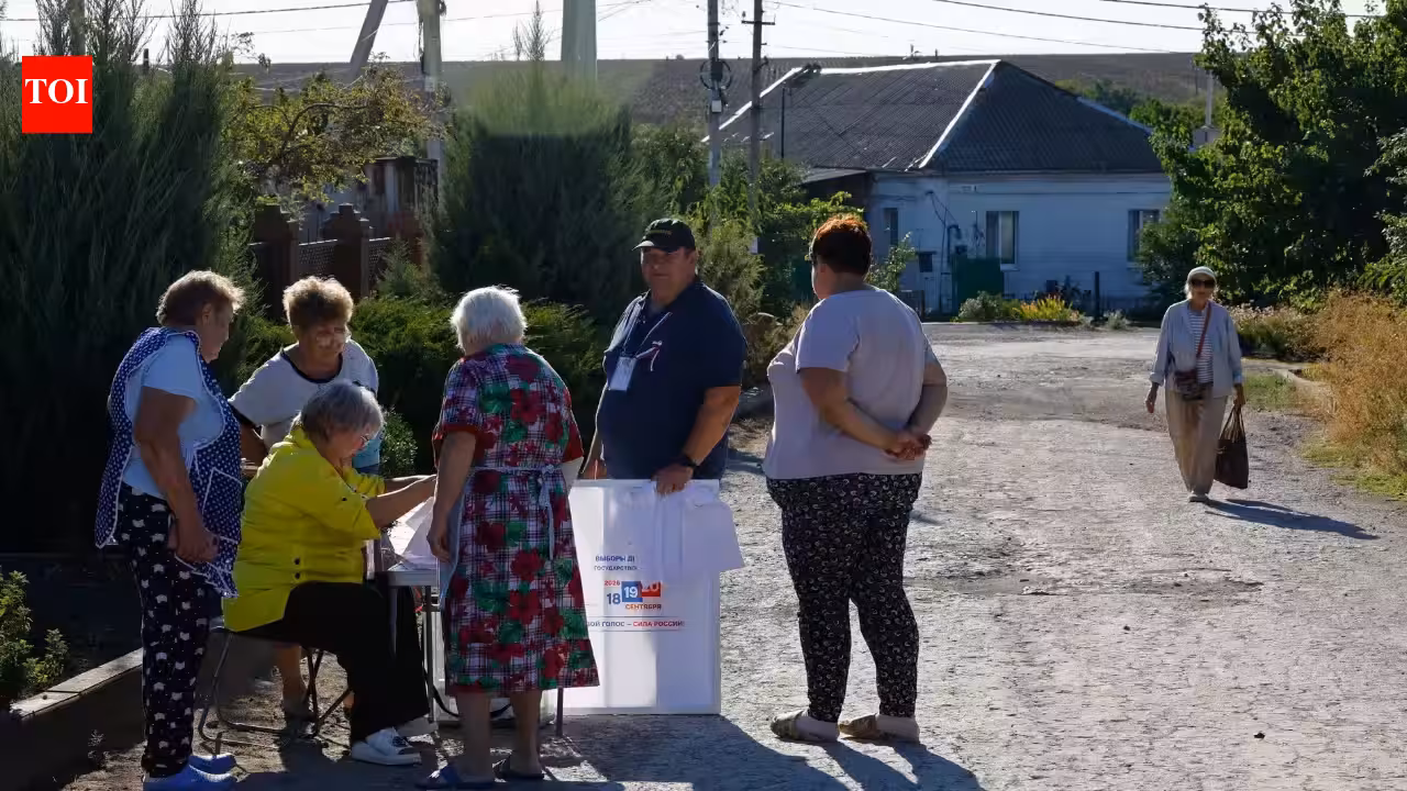 Russia kicks off voting in first parliamentary election since Ukraine war began