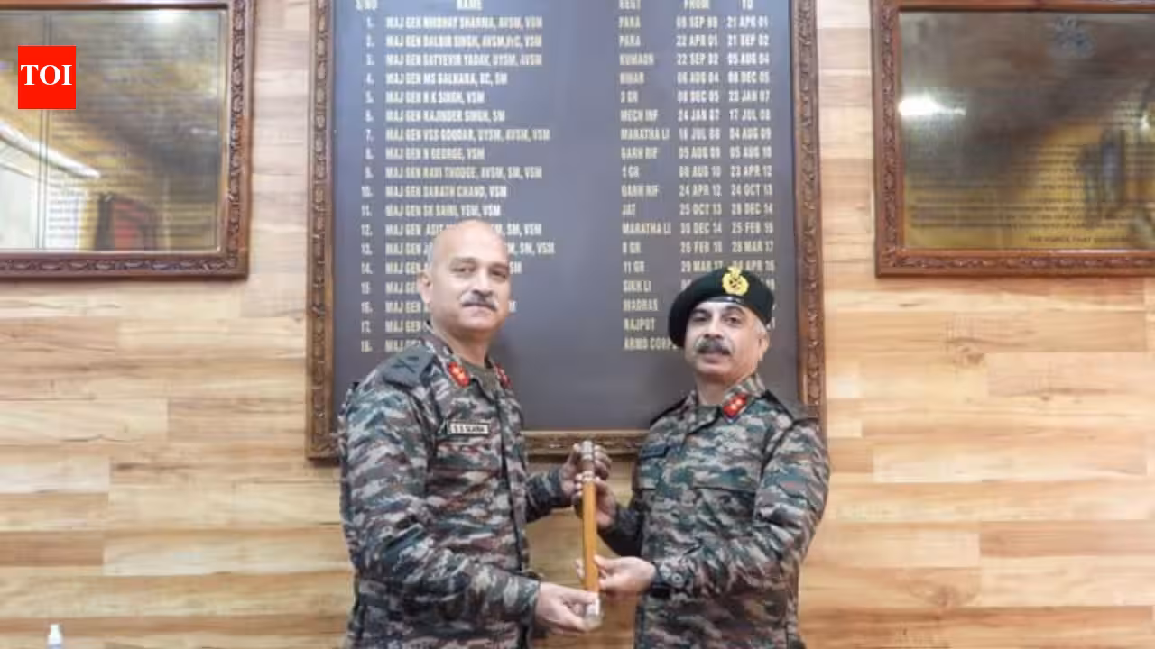Lt Gen Mohit Seth to be new GOC of White Knight Corps | India News Lt Gen Mohit Seth to be new GOC of White Knight Corps | India News