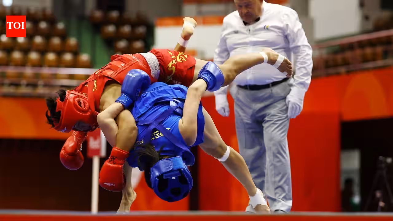 Asian Games: Roshibina Devi enters Wushu final, to face China’s Zhang Xiaoyu in gold medal match | Asian Games 2026 News