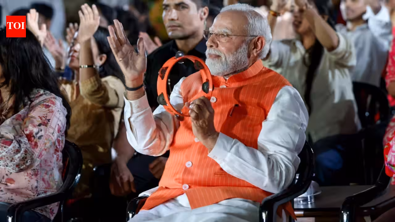 ‘Time for bhajan clubbing but not for serious questions’: Congress takes swipe at PM Modi | India News